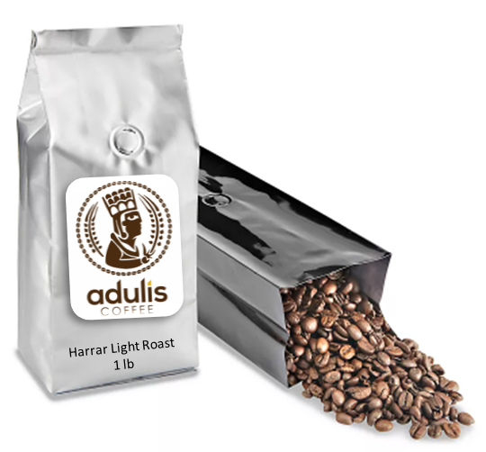 Adulis Coffee Harrar Light Roast Whole Bean