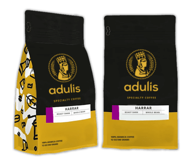 Adulis Coffee Harrar Dark Roast Whole Bean